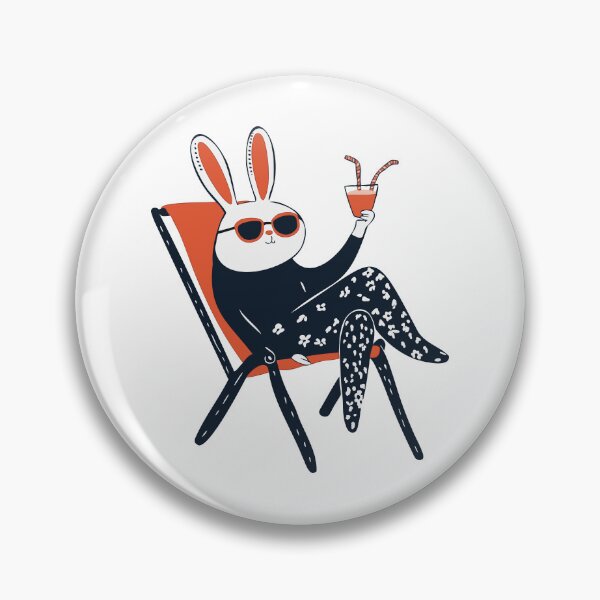 Item preview, Beach Bunny – Cool Relaxing Summer Rabbit designed and sold by GraphicGreets.