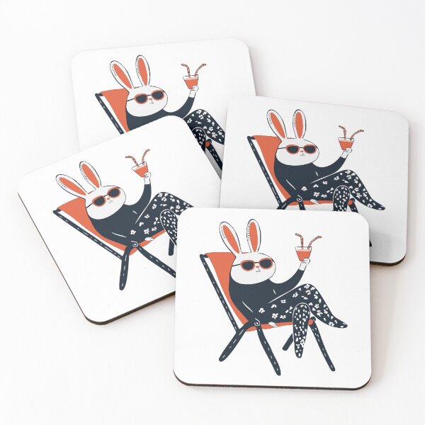 Item preview, Beach Bunny – Cool Relaxing Summer Rabbit designed and sold by GraphicGreets.