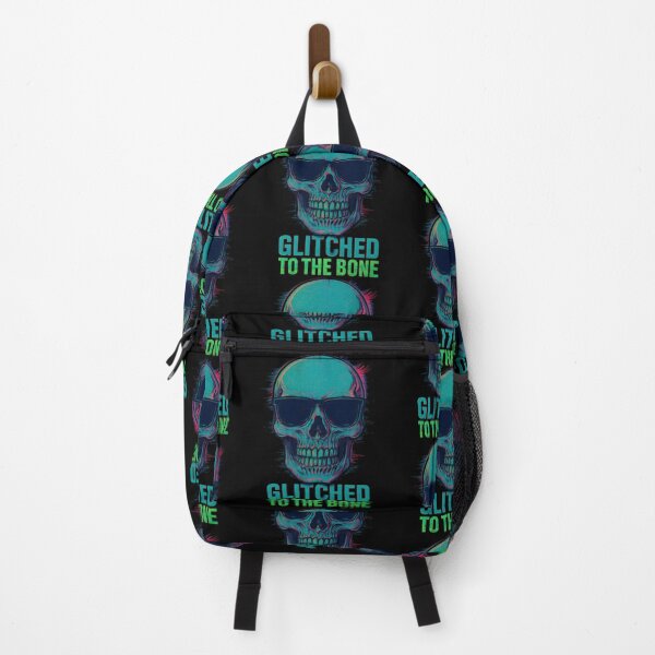 Item preview, Glitched to the Bone Skull | References the glitch art aesthetic of the image designed and sold by Qudkin.