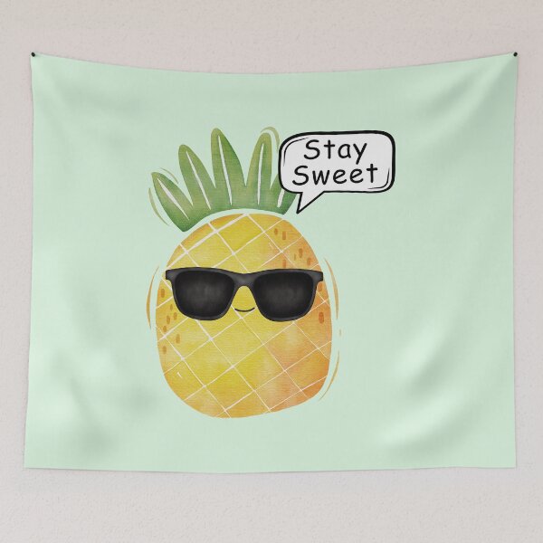 Item preview, Stay Sweet Pineapple Cartoon Fun designed and sold by rdxart.