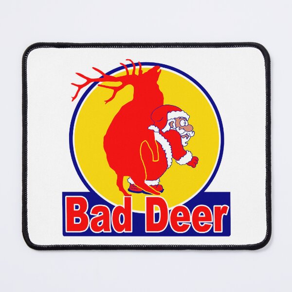 Item preview, Bad Deer; Santa Claus, Christmas; designed and sold by StickerApe.