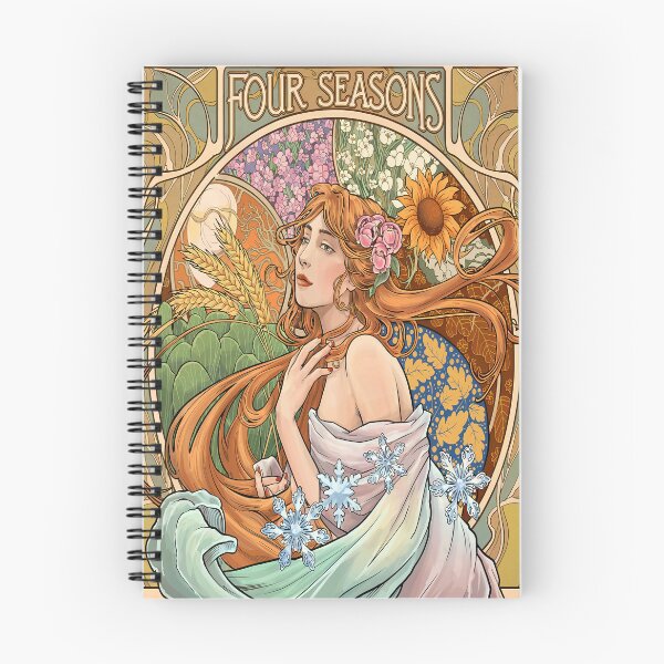 Item preview,  Alphonse Mucha Four Seasons designed and sold by Tamas Das.