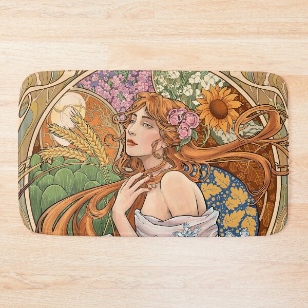 Item preview,  Alphonse Mucha Four Seasons designed and sold by Tamas Das.