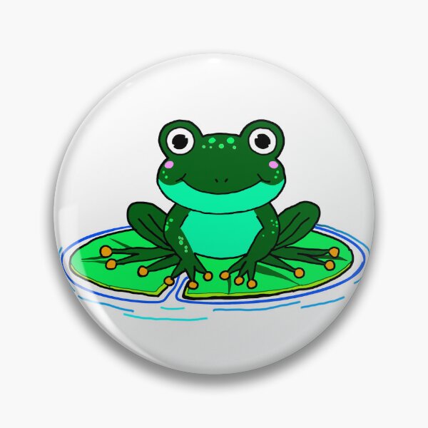 Artikelvorschau, Grüner Frosch auf einem Lotusblatt entworfen und verkauft von Jjc59.
