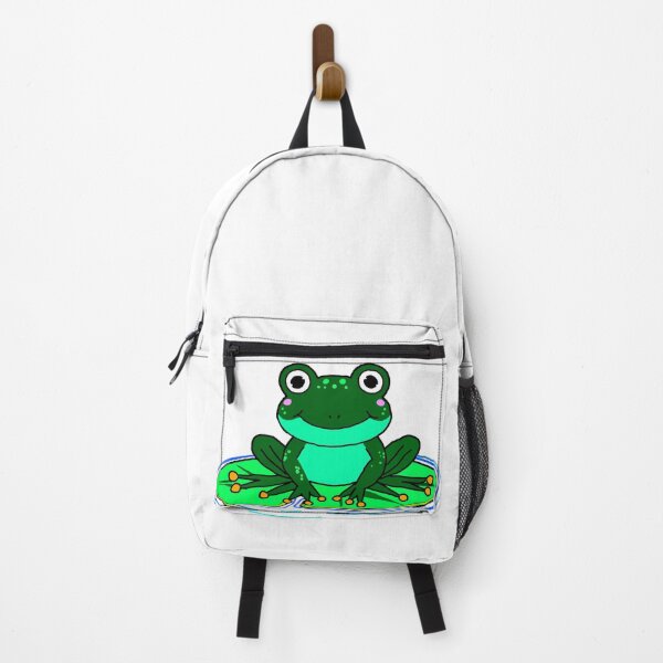 Artikelvorschau, Grüner Frosch auf einem Lotusblatt entworfen und verkauft von Jjc59.