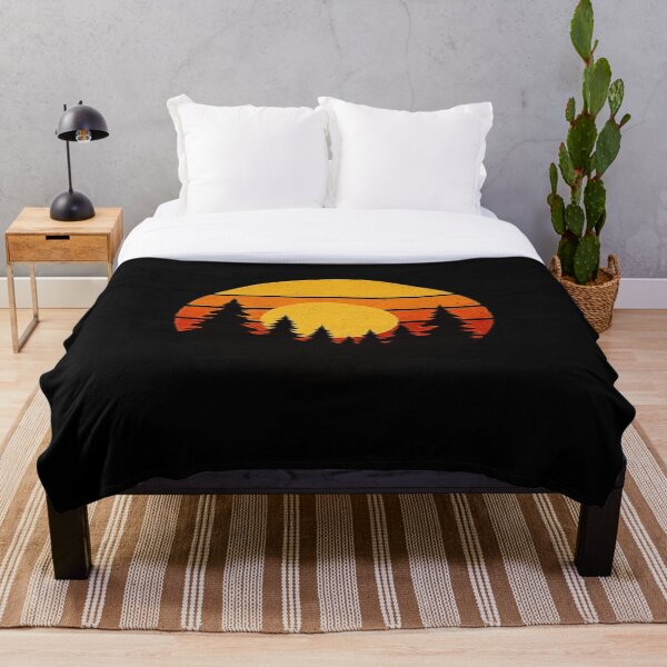 Item preview, Árboles forestales retro vintage atardecer verano designed and sold by KTGim.