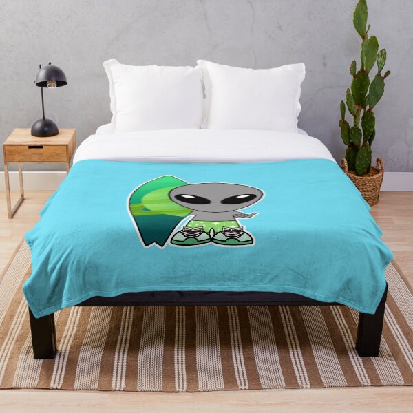 Item preview, Alien with Surfboard designed and sold by SpaceAlienTees.