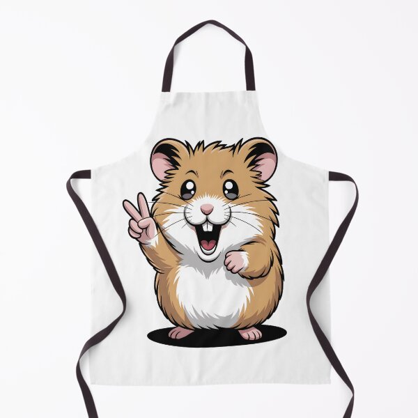 Item preview, Cute Hamster Peace Sign Sticker designed and sold by stylishsketcher.