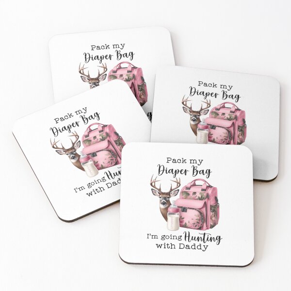 Item preview, Pack My Diaper Bag I'm Going Hunting With Daddy Kids Deer Happy Birthday Newborn Shower designed and sold by XuanhieuBp.