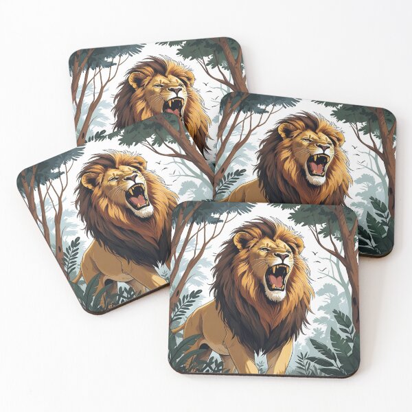 Item preview, A design with a lion portrait  designed and sold by Cwn design .