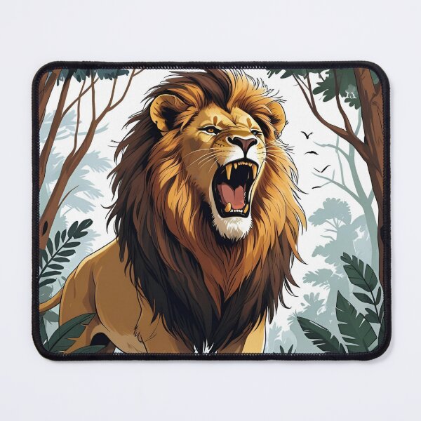 Item preview, A design with a lion portrait  designed and sold by Cwn design .