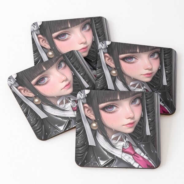 Item preview, Celestia Ludenberg Danganronpa Gothic Maid Girl Crimson Eyes Black Drama designed and sold by mildaclairmo.