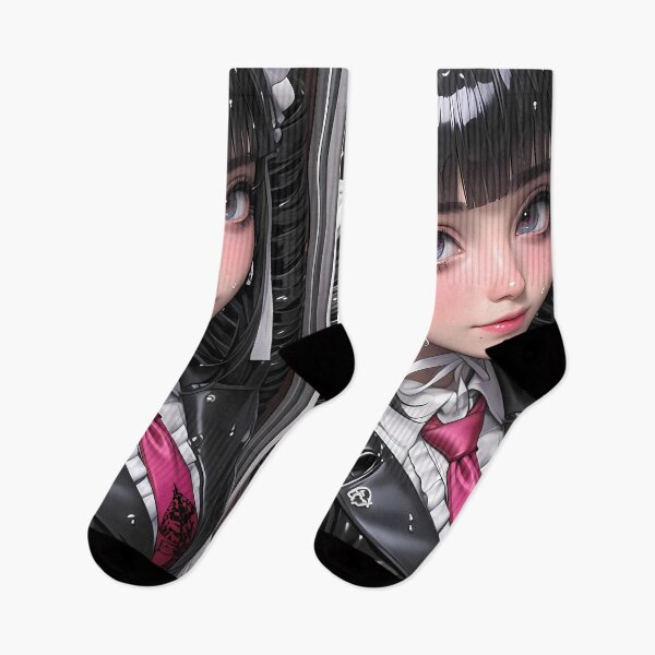 Item preview, Celestia Ludenberg Danganronpa Gothic Maid Girl Crimson Eyes Black Drama designed and sold by mildaclairmo.
