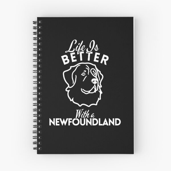 Item preview, Life Is Better With a Newfoundland – Minimalist Gentle Giant Dog Design designed and sold by GoodyPaws.