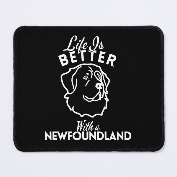 Item preview, Life Is Better With a Newfoundland – Minimalist Gentle Giant Dog Design designed and sold by GoodyPaws.