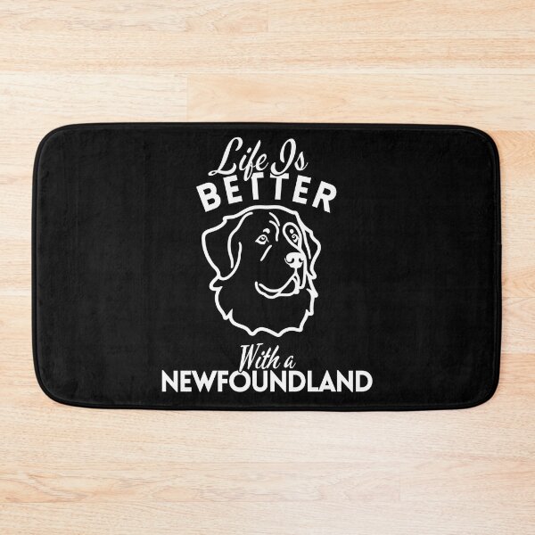 Item preview, Life Is Better With a Newfoundland – Minimalist Gentle Giant Dog Design designed and sold by GoodyPaws.