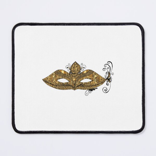 Item preview, Gold Venetian Eye Mask – Elegant Masquerade Design designed and sold by Blueprint&co.
