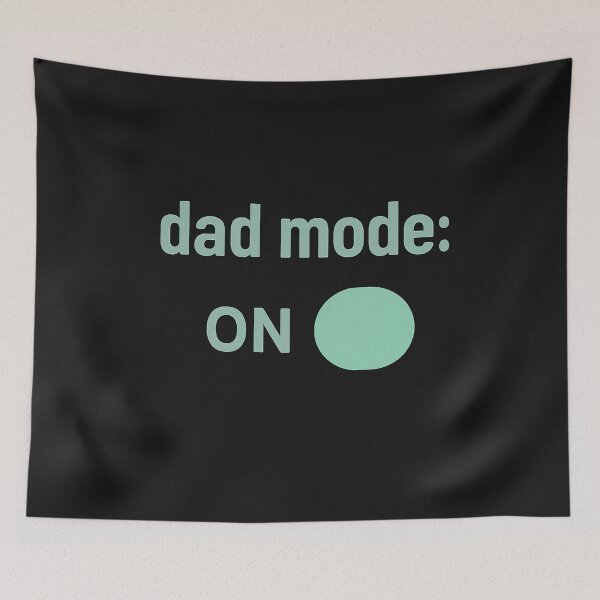 Item preview, Dad Mode: ON – Minimalist Tech  designed and sold by Power Within Prints.