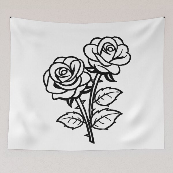 Item preview, Beautiful rose white and black love designed and sold by Valentina Varol.