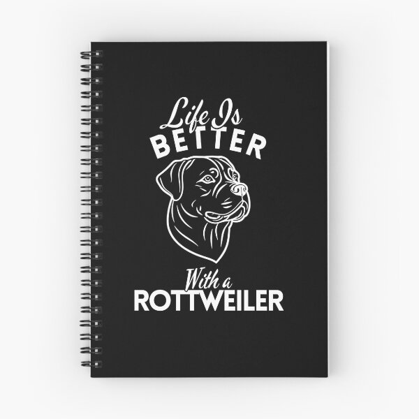 Item preview, Life Is Better With a Rottweiler – Minimalist Guardian Dog Design designed and sold by GoodyPaws.