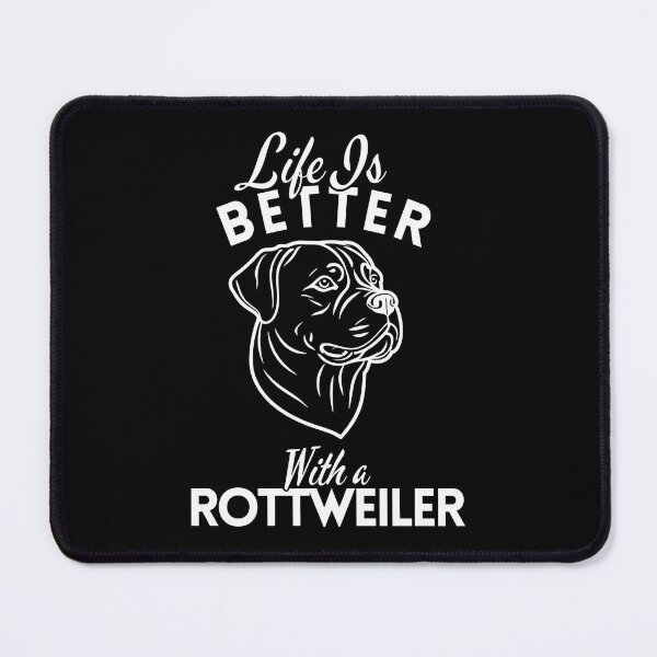 Item preview, Life Is Better With a Rottweiler – Minimalist Guardian Dog Design designed and sold by GoodyPaws.