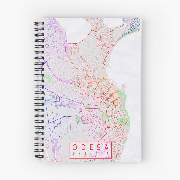 Item preview, Odesa City Map Ukraine - Colorful designed and sold by deMAP.