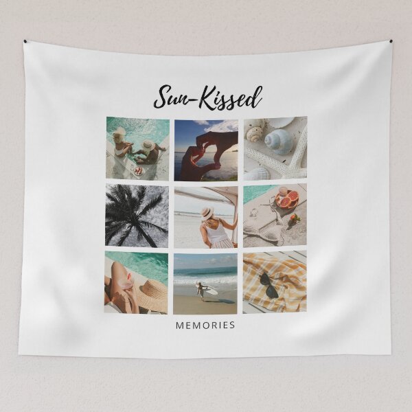 Item preview, Sun-Kissed Memories Beach Collage designed and sold by rdxart.