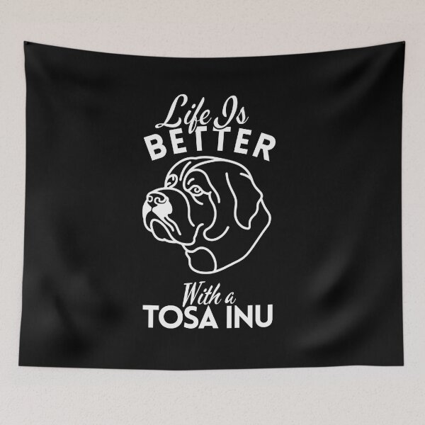 Item preview, Life Is Better With a Tosa Inu – Minimalist Japanese Mastiff Design designed and sold by GoodyPaws.