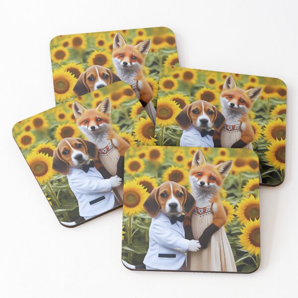 Item preview, First Date Photo Pose for a Beagle and Fox designed and sold by StaggDevon.