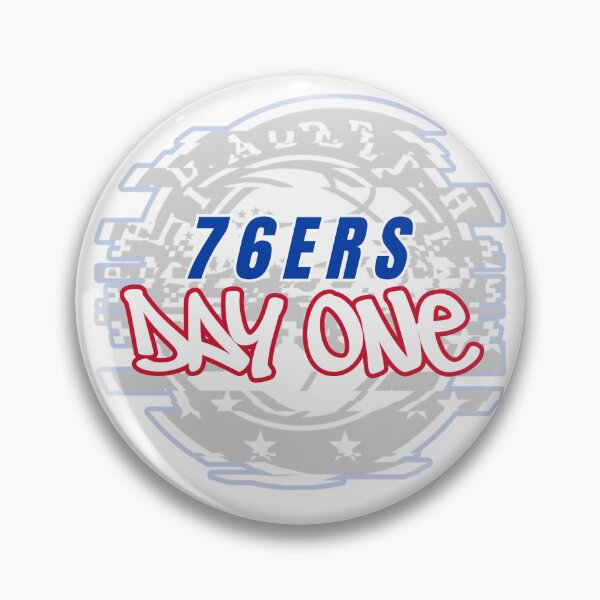 Item preview, Philadelphia 76ers "Day One" Glitch Logo Shirt – FanWagon Exclusive designed and sold by Fanwagon.