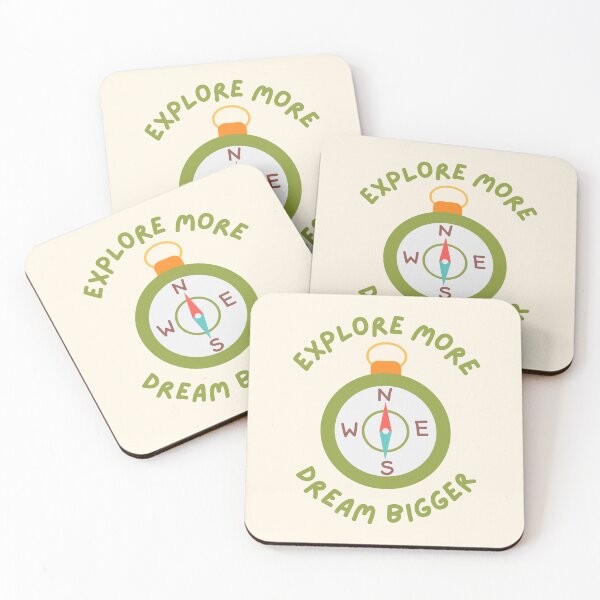 Item preview, Explore More, Dream Bigger Compass Adventure Design designed and sold by Rocklights.