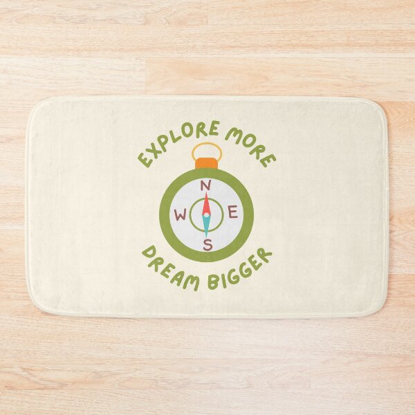 Item preview, Explore More, Dream Bigger Compass Adventure Design designed and sold by Rocklights.