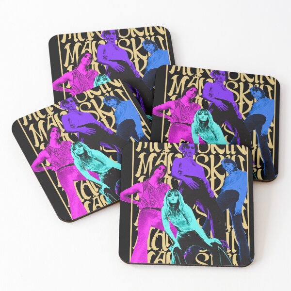 Item preview, ManeskinBand Colorful retro art designed and sold by stelladaodo.