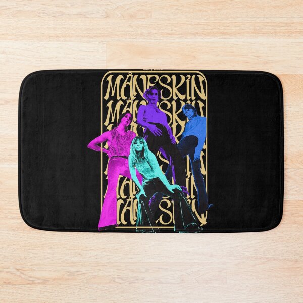 Item preview, ManeskinBand Colorful retro art designed and sold by stelladaodo.