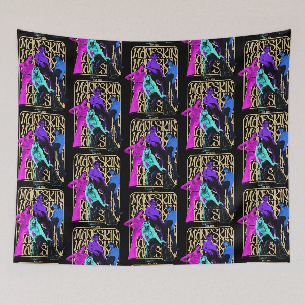 Item preview, ManeskinBand Colorful retro art designed and sold by stelladaodo.