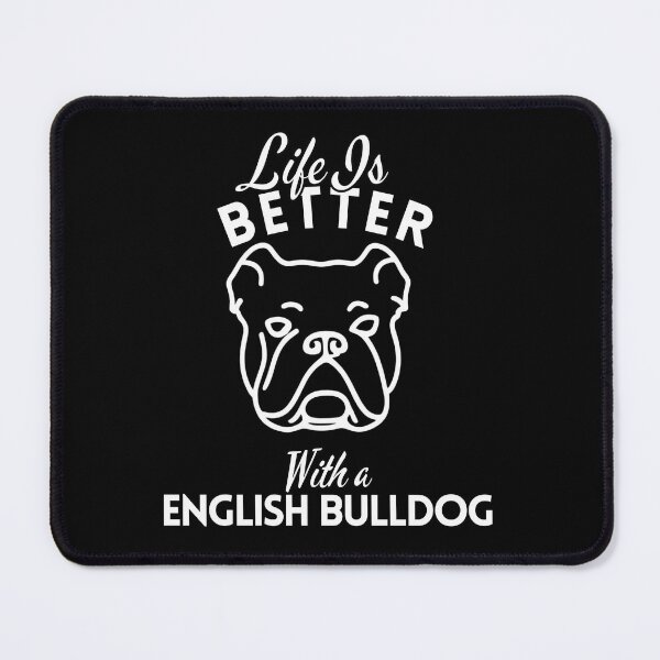 Item preview, Life Is Better With an English Bulldog – Minimalist Chunky Dog Design designed and sold by GoodyPaws.