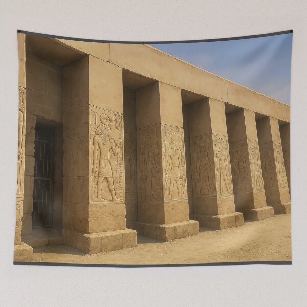 Item preview, Facade of Seti I Temple in Abydos designed and sold by KAI-Studio.