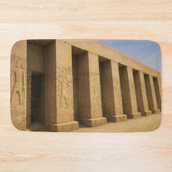 Item preview, Facade of Seti I Temple in Abydos designed and sold by KAI-Studio.