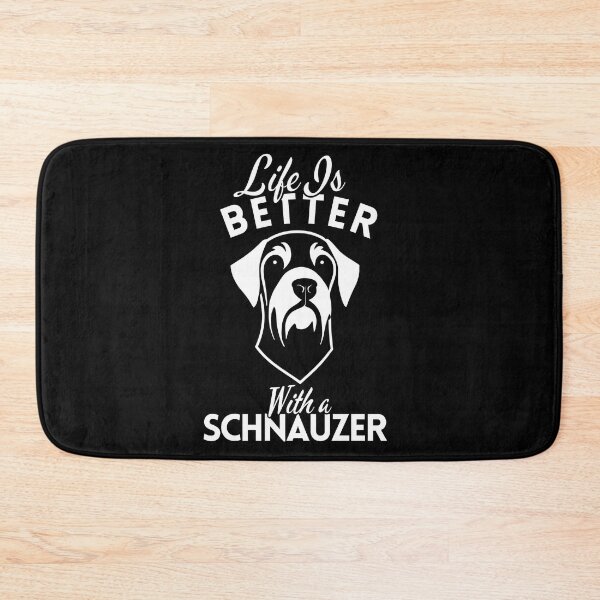 Item preview, Life Is Better With a Schnauzer – Minimalist Bearded Dog Design designed and sold by GoodyPaws.
