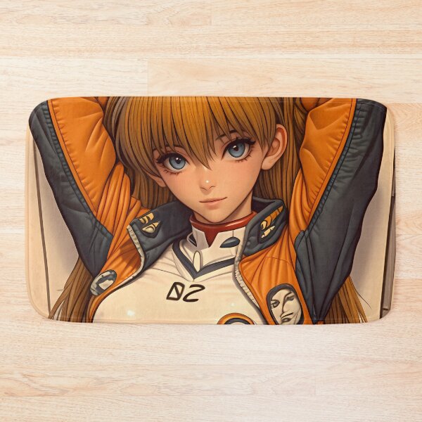 Item preview, Asuka Langley Soryu Neon Genesis Evangelion Anime Girl Jacket Bold Stance Beauty designed and sold by rivettlihuiq.