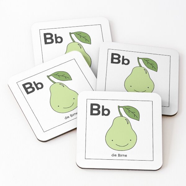 Item preview, B = die Birne / pear / German ABC, deutsche Alphabet / colors designed and sold by abroadland.