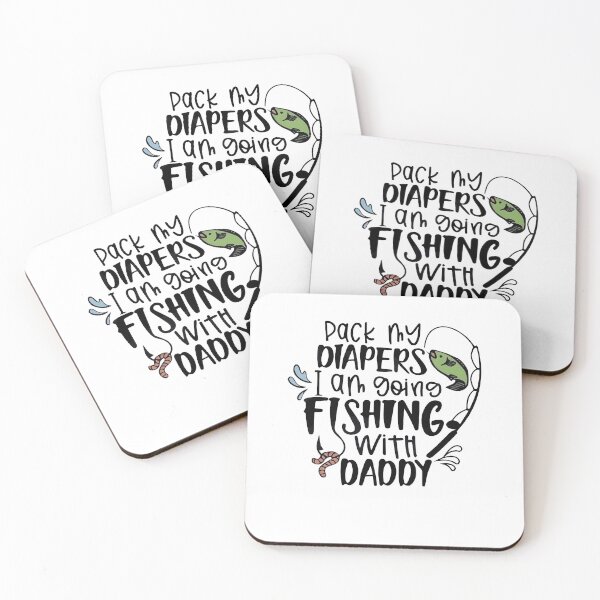 Item preview, Pack My Diapers I'm Going Fishing With My Daddy Little Fish Fathers Day For Dad Newborn designed and sold by XuanhieuBp.