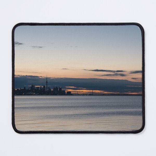 Item preview, Crescent Moon Dawn over Toronto Skyline designed and sold by Georgia Mizuleva.