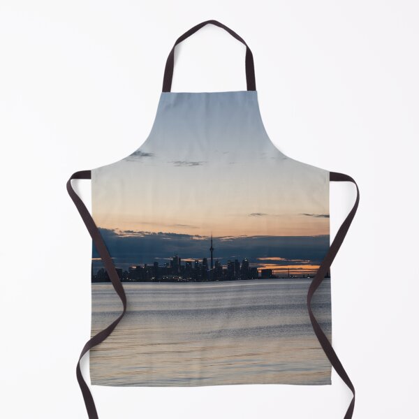 Item preview, Crescent Moon Dawn over Toronto Skyline designed and sold by Georgia Mizuleva.