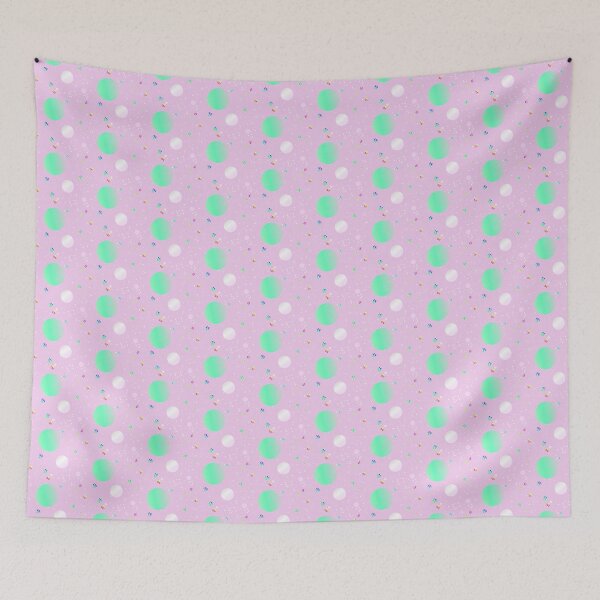 Item preview, Pastel purple green playful dots | light purple and mint green designed and sold by lausn.