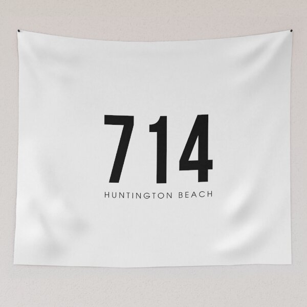Item preview, Huntington Beach, CA - 714 Area Code design designed and sold by CartoCreative.