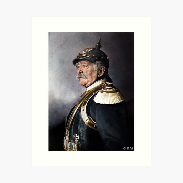 Otto von Bismarck, 1894 eingefärbt Kunstdruck