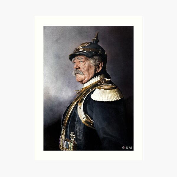 16+ Karikatur Bismarck Pickelhaube Background