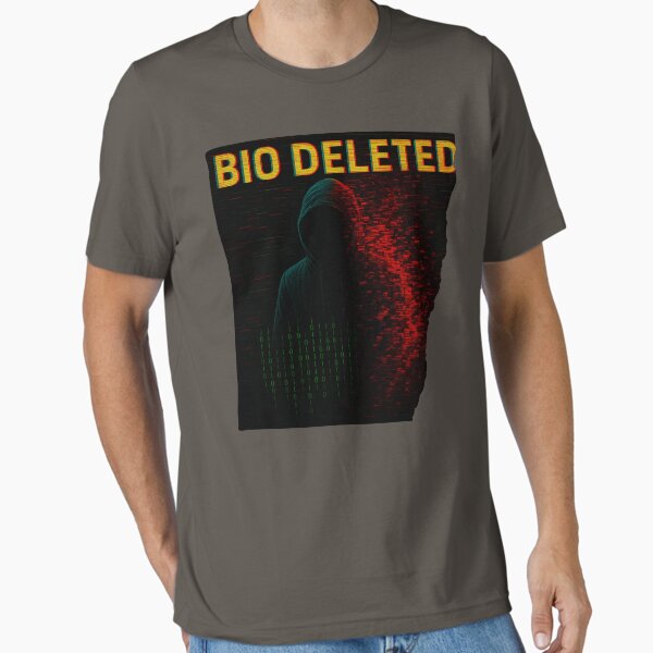 Artikel-Vorschau von Biografie gelöschtes Cyberpunk-Grafik-T-Shirt, designt und verkauft von InkTrade.