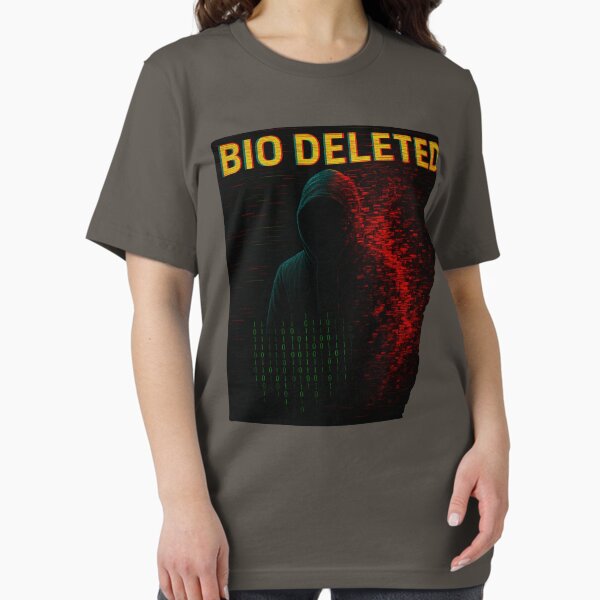 Artikel-Vorschau von Biografie gelöschtes Cyberpunk-Grafik-T-Shirt, designt und verkauft von InkTrade.